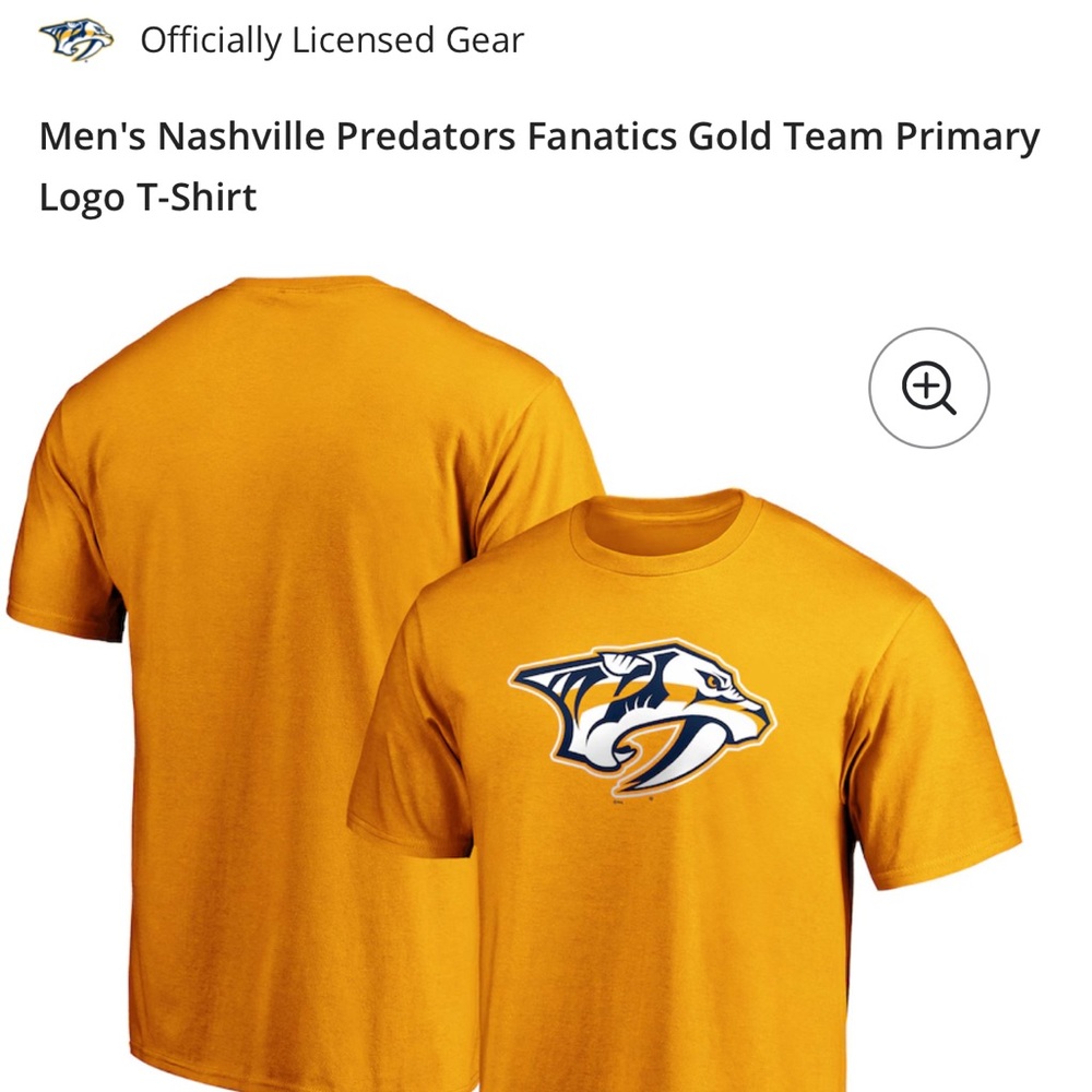Nashville predators T-shirt size XL-like new, worn once